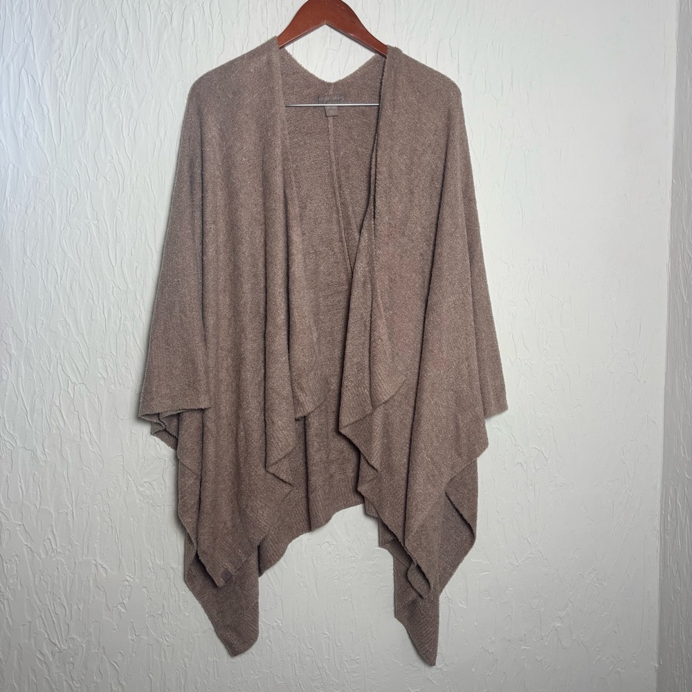 Barefoot Dreams CozyChic Lite Weekend Wrap Brown- One Size
